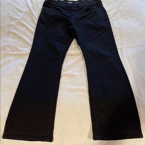 EUC Levi Strauss Signature Pull On Black Bootcut Pants